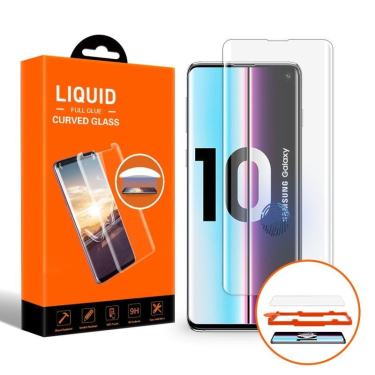 SZKŁO HARTOWANE T-MAX UV GLASS REPLACEMENT GALAXY S10+ PLUS CLEAR