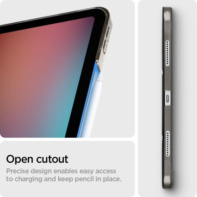 SPIGEN LIQUID AIR FOLIO IPAD PRO 12.9 2021 BLACK