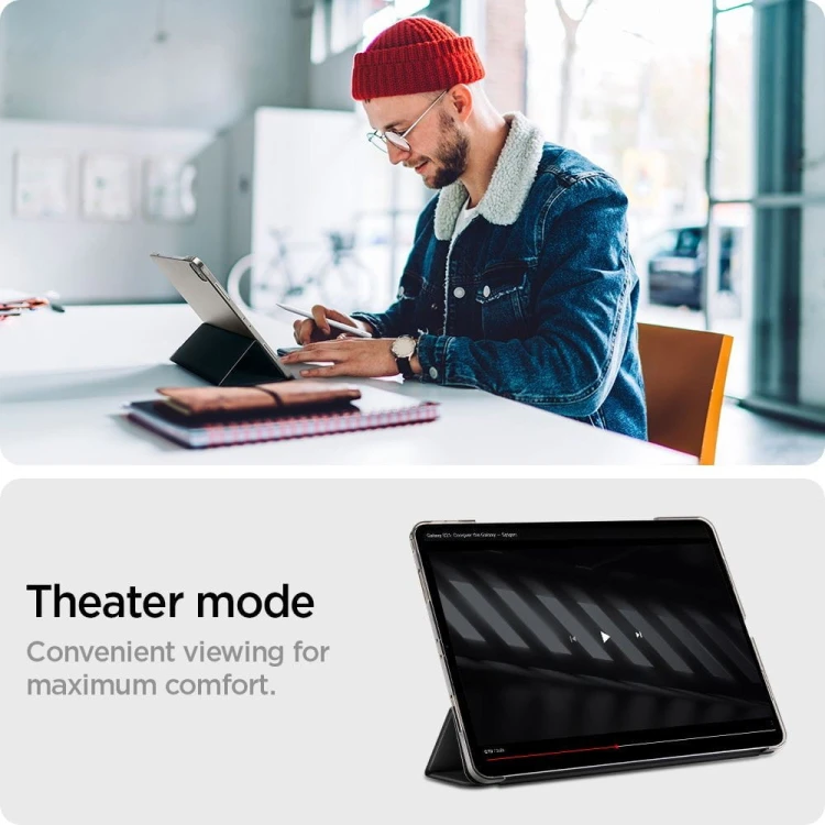 SPIGEN LIQUID AIR FOLIO IPAD PRO 12.9 2021 BLACK