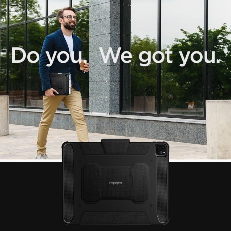 SPIGEN RUGGED ARMOR ”PRO” IPAD PRO 11 2020/2021 BLACK