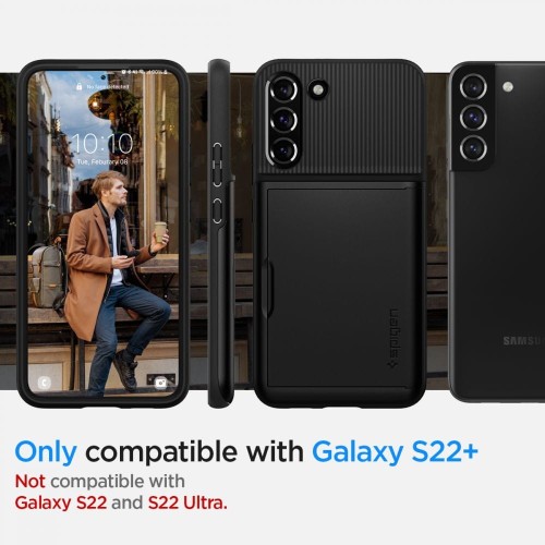 SPIGEN SLIM ARMOR CS GALAXY S22+ PLUS BLACK