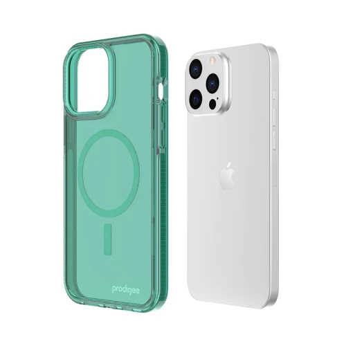 Półprzezroczyste etui/case Prodigee Safetee Neo do iPhone'a 13 Pro w kolorze miętowym (cover) | supershield.pl
