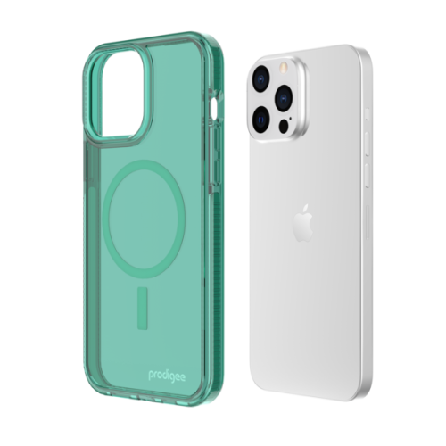 Półprzezroczyste etui/case Prodigee Safetee Neo do iPhone'a 14 Pro Max  w kolorze miętowym (cover) | supershield.pl