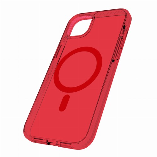 Półprzezroczyste etui/case Prodigee Safetee Neo do iPhone'a 14 Plus w kolorze czerwonym (cover) | supershield.pl