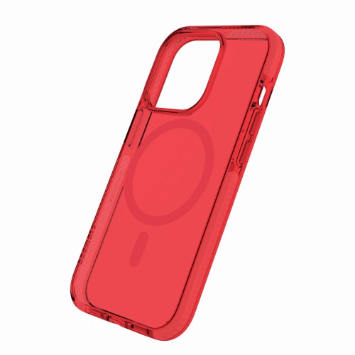 Półprzezroczyste etui/case Prodigee Safetee Neo do iPhone'a 14 Pro Max w kolorze czerwonym (cover) | supershield.pl