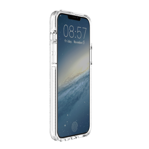 Przezroczysto - brokatowe etui / case Prodigee Super Star do iPhone'a 14 Pro Max - front view | supershield.pl