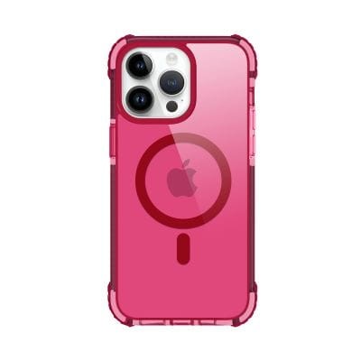 Odświeżone etui ProdiGee Neo Fuchsia, iPhone 15 Pro, Fuksja - plecki