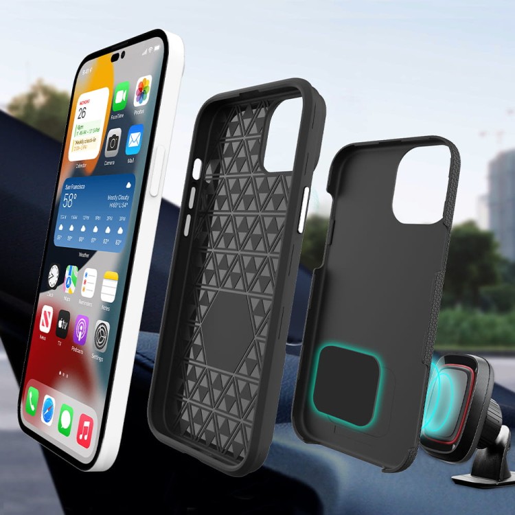 Czarne etui / case Prodigee Rockee do Samsunga Galaxy A13 5G z wbudowaną płytką magnetyczną | supershield.pl