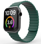 Pasek SB Polo Zoya  silikonowy pasek z magnetycznym zapięciem do Apple Watch 40 mm Zielony