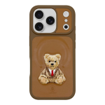 Etui ZuckBear Everley, Etui Skórzane - iPhone 17 Pro Max, Brązowe