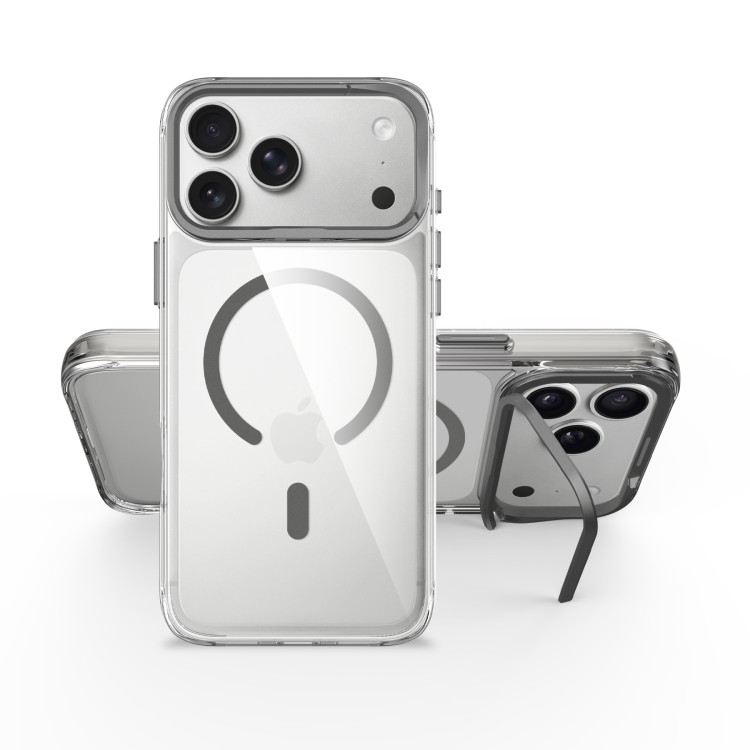 RESPO Emperor Mag do Apple iPhone 17 Pro z MagSafe i regulowaną podstawką, Czarny