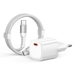 Ładowarka Sieciowa MCDODO 30W 1C Nano GaN Charger + Kabel USB-C to USB-C 1m, Biała
