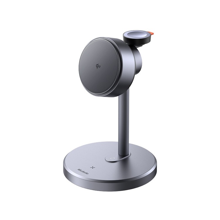MCDODO MagQ Qi2 Magnetic Wireless Charging Station 3-in-1 Stand 15W – stacja ładująca bezprzewodowa 3w1