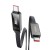 MCDODO LED Display USB-C do USB-C 100W 1,2 m – kabel PD Fast Charge z wyświetlaczem LED, oplot