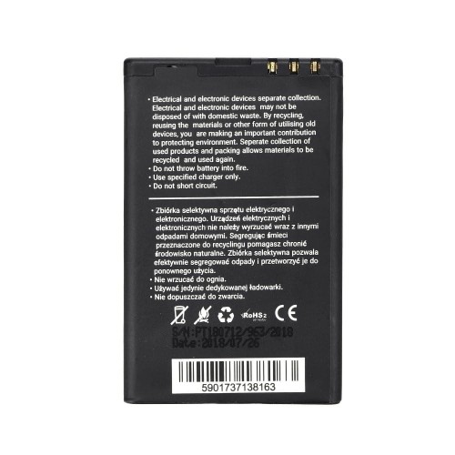 Bateria do Nokia 5800 XM/C3-00/N900/X6/5230/Lumia 520/525 1350 mAh Li-Ion Blue Star PREMIUM